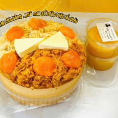 TRỨNG MUỐI CHÀ BÔNG, PHÔ MAI SỐT ĐẶC BIỆT Ổ NHỎ